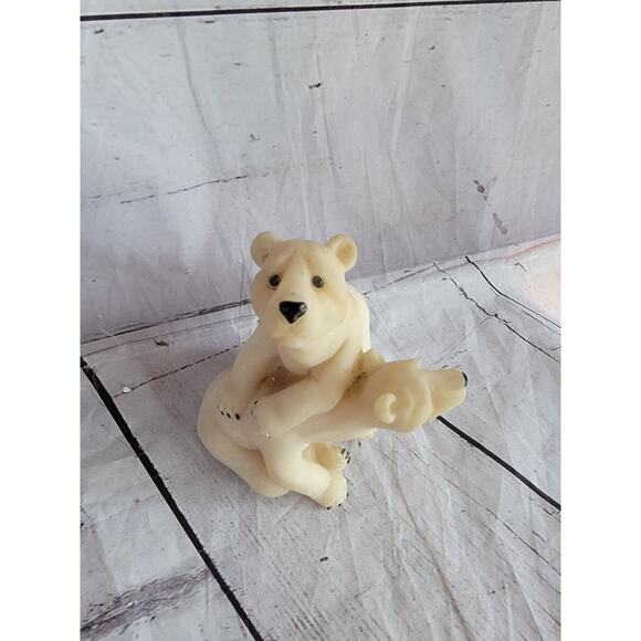 Quarry Critters Peter And Polly Second Nature Polar Bears W/box Anniversary Gift - Picture 3 of 9